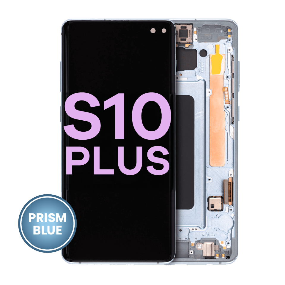 OLED Assembly With Frame For Samsung Galaxy S10 Plus (Service Pack) (Prism Blue)