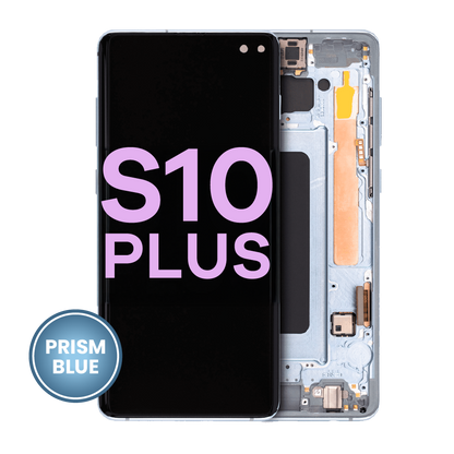 OLED Assembly With Frame For Samsung Galaxy S10 Plus (Service Pack) (Prism Blue)