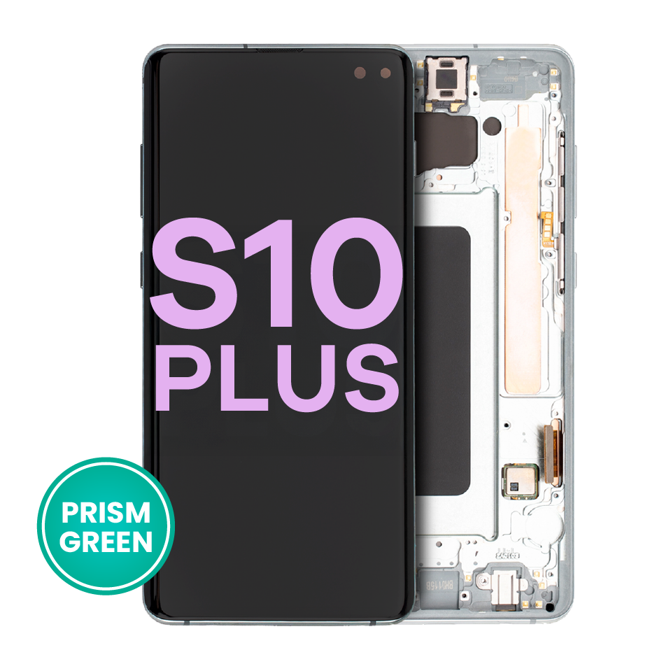 OLED Assembly With Frame For Samsung Galaxy S10 Plus (Service Pack) (Prism Green)
