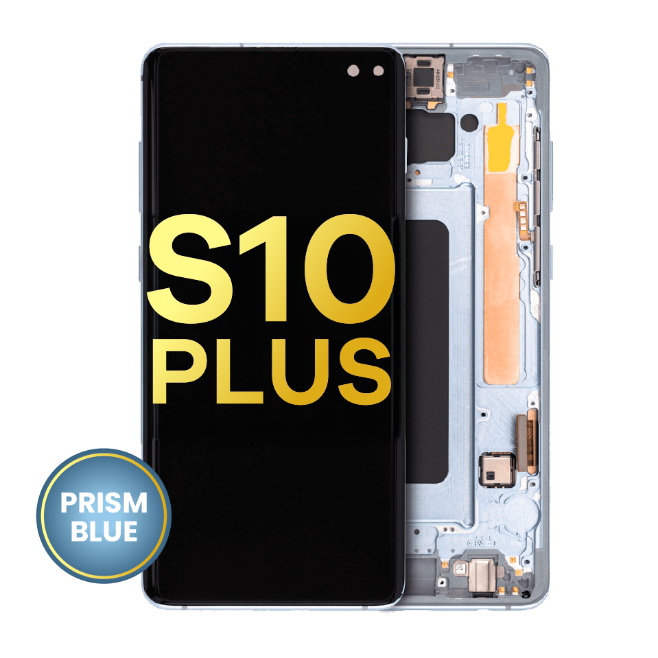 OLED Assembly With Frame For Samsung Galaxy S10 Plus (Refurbished) (Prism Blue)