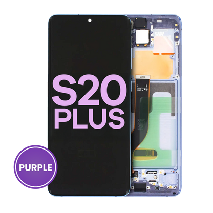 OLED Assembly With Frame For Samsung Galaxy S20 Plus 5G (Service Pack) (Purple)