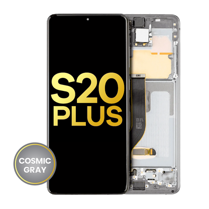 OLED Assembly With Frame For Samsung Galaxy S20 Plus 5G (Refurbished) (Cosmic Gray)