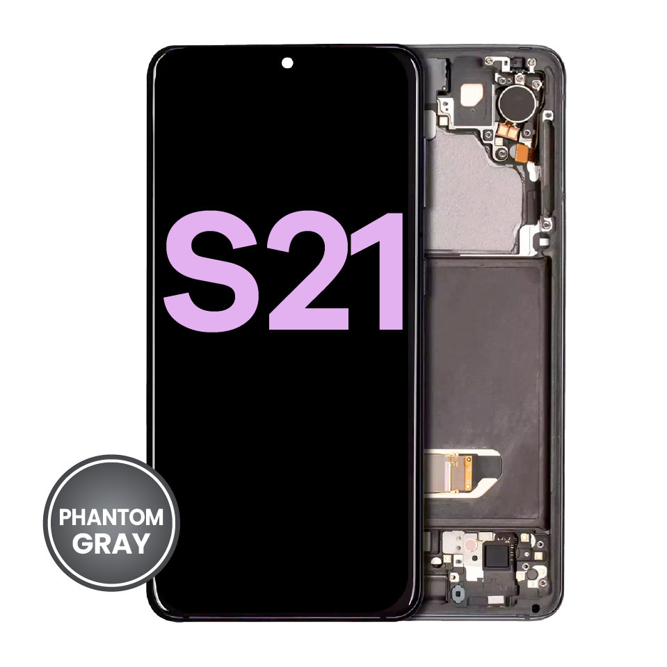OLED Assembly With Frame For Samsung Galaxy S21 5G (Service Pack) (Phantom Gray)