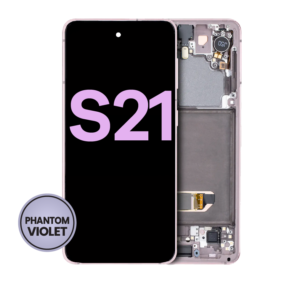 OLED Assembly With Frame For Samsung Galaxy S21 5G (Service Pack) (Phantom Violet)