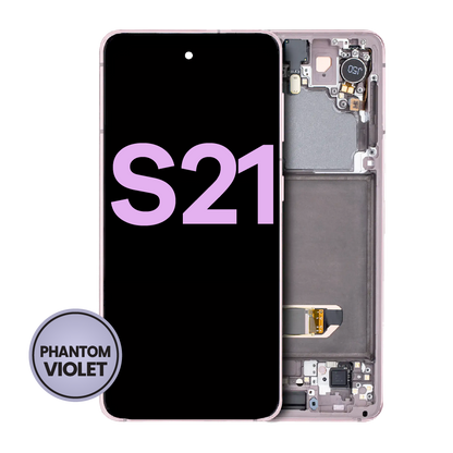 OLED Assembly With Frame For Samsung Galaxy S21 5G (Service Pack) (Phantom Violet)