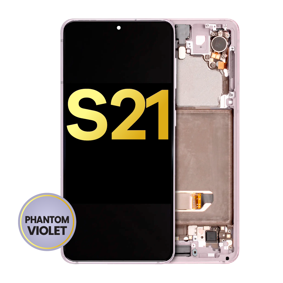 OLED Assembly With Frame For Samsung Galaxy S21 5G (Refurbished) (Phantom Violet)