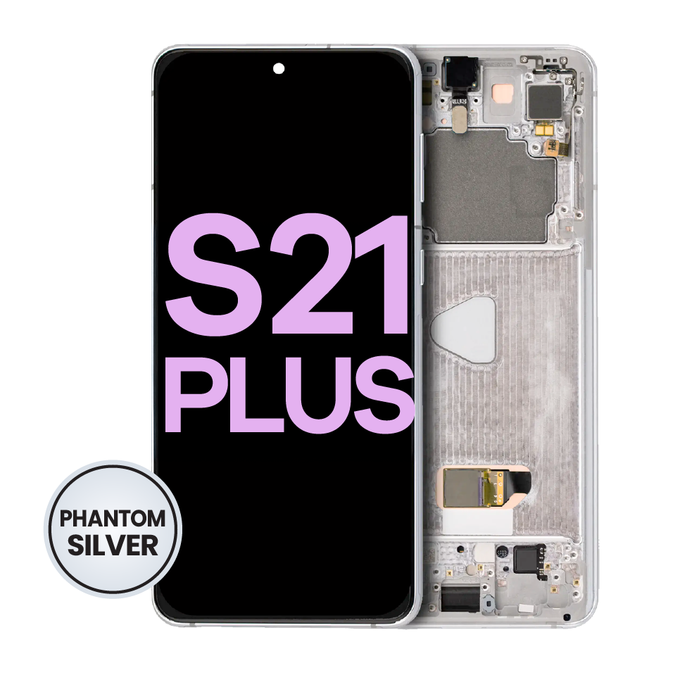 OLED Assembly With Frame For Samsung Galaxy S21 Plus 5G (Service Pack) (Phantom Silver)