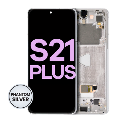 OLED Assembly With Frame For Samsung Galaxy S21 Plus 5G (Service Pack) (Phantom Silver)