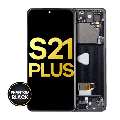 OLED Assembly With Frame For Samsung Galaxy S21 Plus 5G (Refurbished) (Phantom Black)