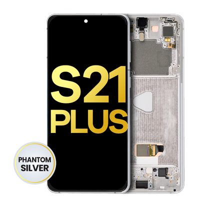 OLED Assembly With Frame For Samsung Galaxy S21 Plus 5G (Refurbished) (Phantom Silver)