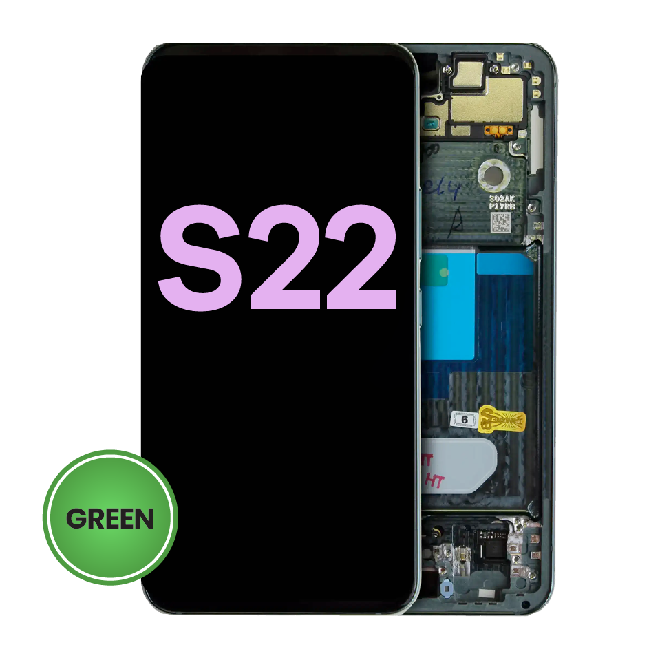 OLED Assembly With Frame For Samsung Galaxy S22 5G (Service Pack) (Green)