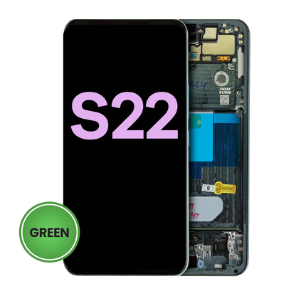 OLED Assembly With Frame For Samsung Galaxy S22 5G (Service Pack) (Green)