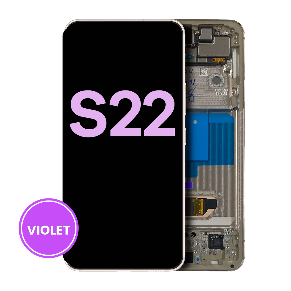 OLED Assembly With Frame For Samsung Galaxy S22 5G (Service Pack) (Violet)