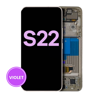 OLED Assembly With Frame For Samsung Galaxy S22 5G (Service Pack) (Violet)