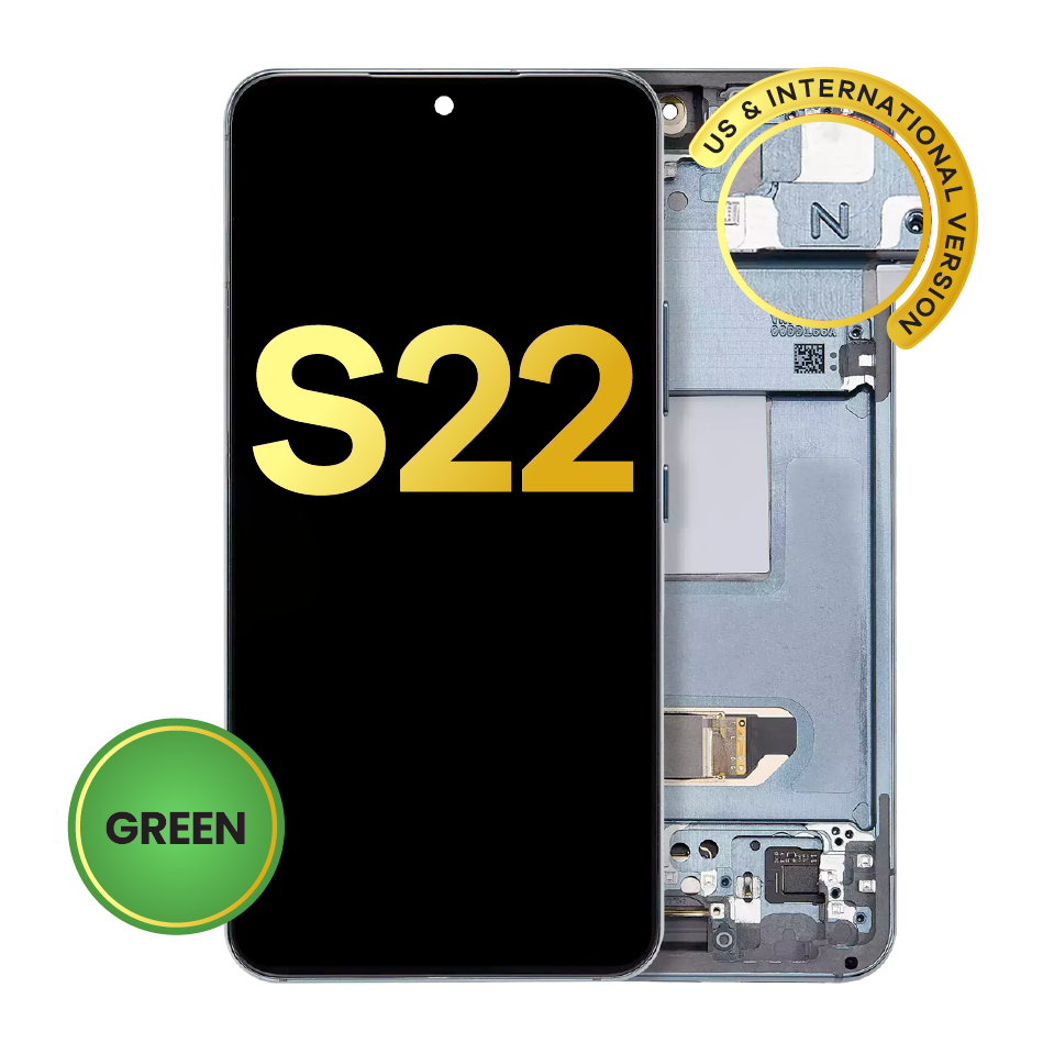 OLED Assembly With Frame For Samsung Galaxy S22 5G (US & International Version) (Refurbished) (Green)