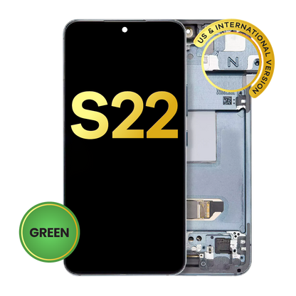 OLED Assembly With Frame For Samsung Galaxy S22 5G (US & International Version) (Refurbished) (Green)