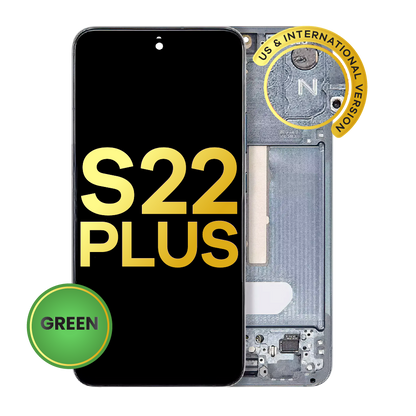 OLED Assembly With Frame For Samsung Galaxy S22 Plus 5G (US & International Version) (Refurbished) (Green)