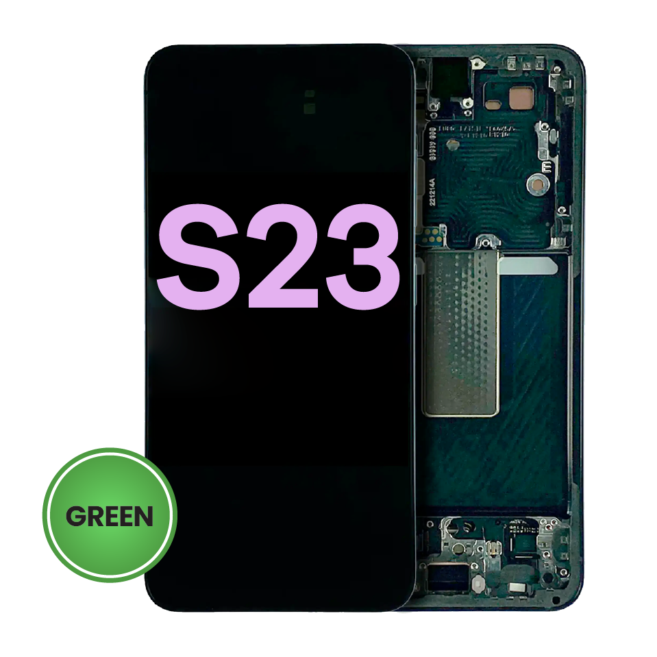 OLED Assembly With Frame For Samsung Galaxy S23 5G (US & International) (Service Pack) (Green)