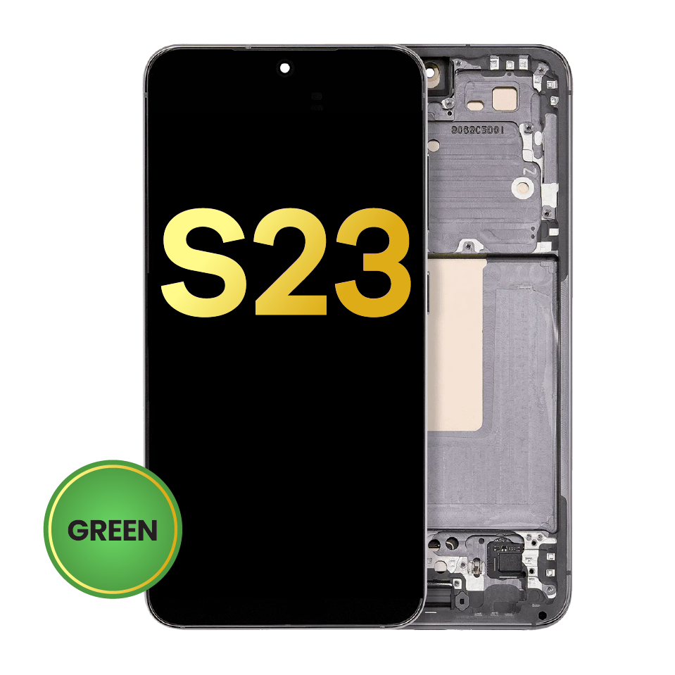 OLED Assembly With Frame For Samsung Galaxy S23 5G (US & International) (Refurbished) (Green)