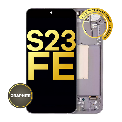 OLED Assembly With Frame For Samsung Galaxy S23 FE 5G (US & International Version) (Refurbished) (Graphite)