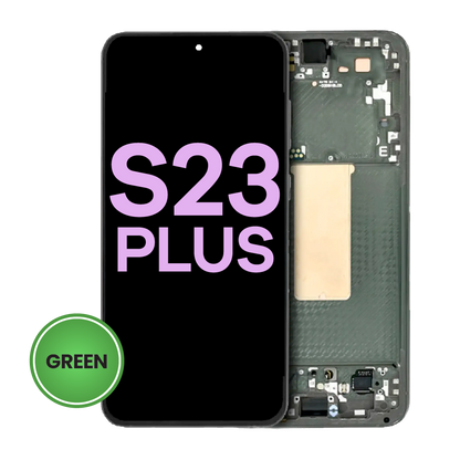 OLED Assembly With Frame For Samsung Galaxy S23 Plus 5G (US & International) (Service Pack) (Green)