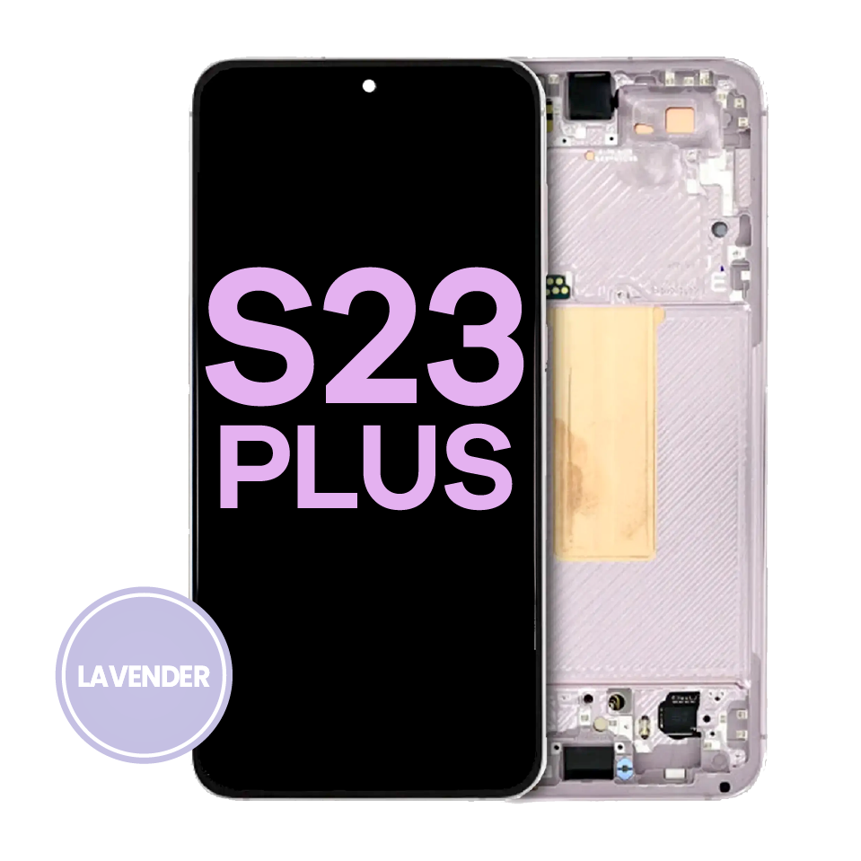 OLED Assembly With Frame For Samsung Galaxy S23 Plus 5G (US & International) (Service Pack) (Lavender)