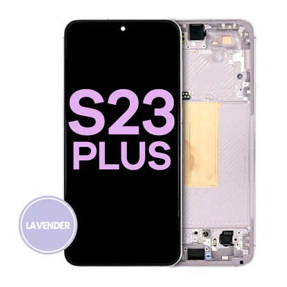 OLED Assembly With Frame For Samsung Galaxy S23 Plus 5G (US & International) (Service Pack) (Lavender)
