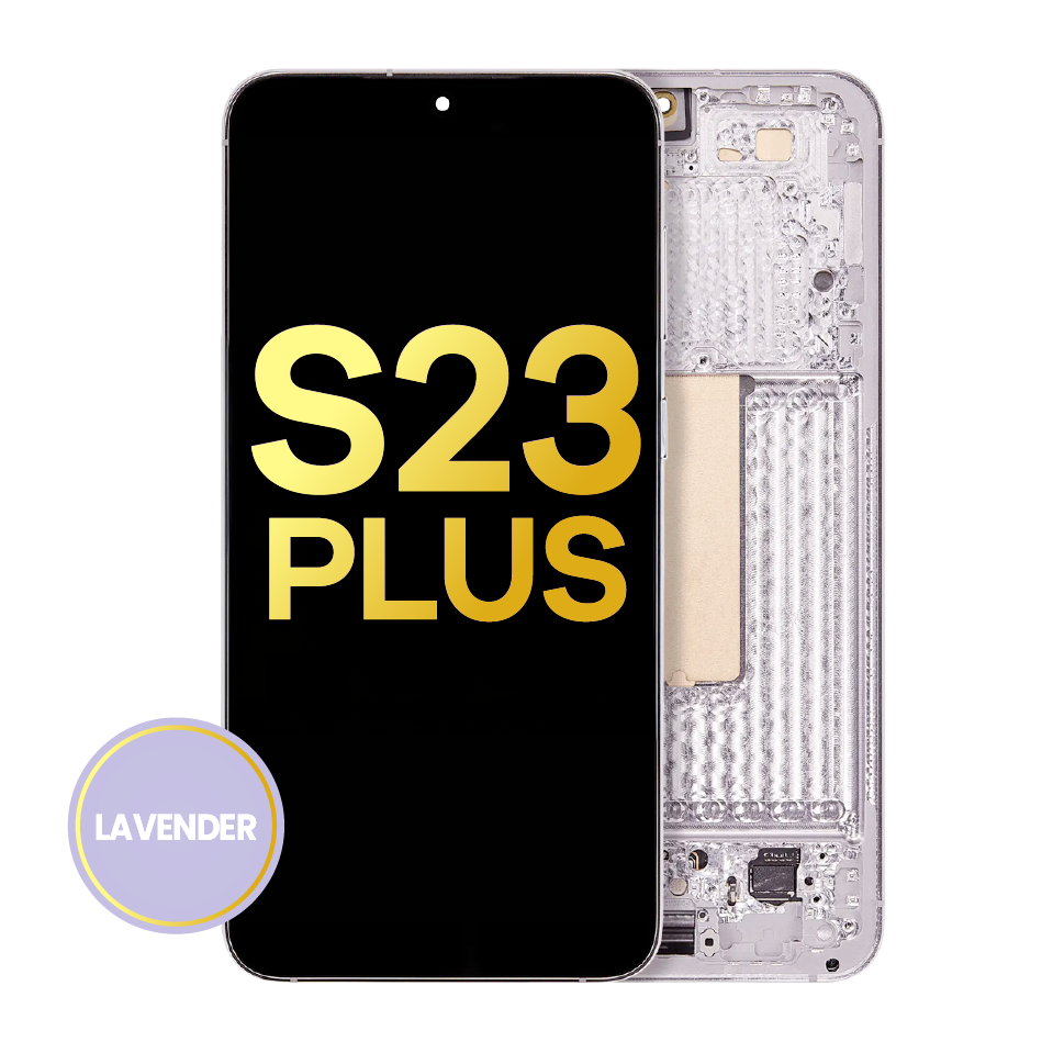 OLED Assembly With Frame For Samsung Galaxy S23 Plus 5G (US & International) (Refurbished) (Lavender)