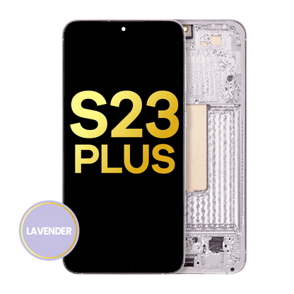 OLED Assembly With Frame For Samsung Galaxy S23 Plus 5G (US & International) (Refurbished) (Lavender)