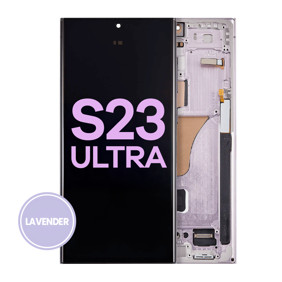 OLED Assembly With Frame For Samsung Galaxy S23 Ultra 5G (US & International) (Service Pack) (Lavender)
