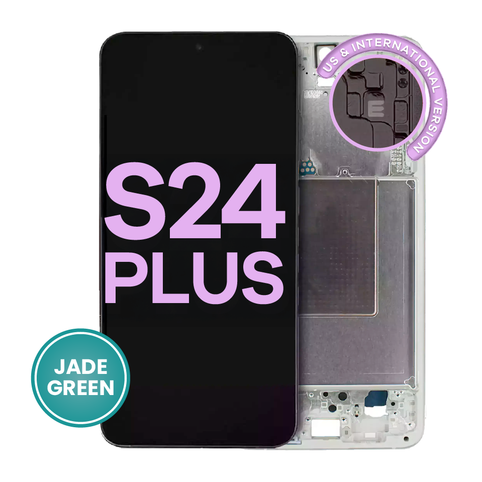 OLED Assembly With Frame For Samsung Galaxy S24 Plus 5G (US & International Version) (Service Pack) (Jade Green)
