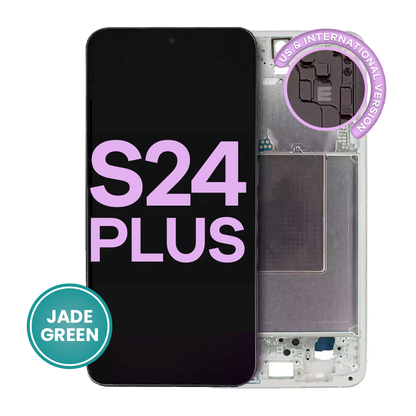 OLED Assembly With Frame For Samsung Galaxy S24 Plus 5G (US & International Version) (Service Pack) (Jade Green)