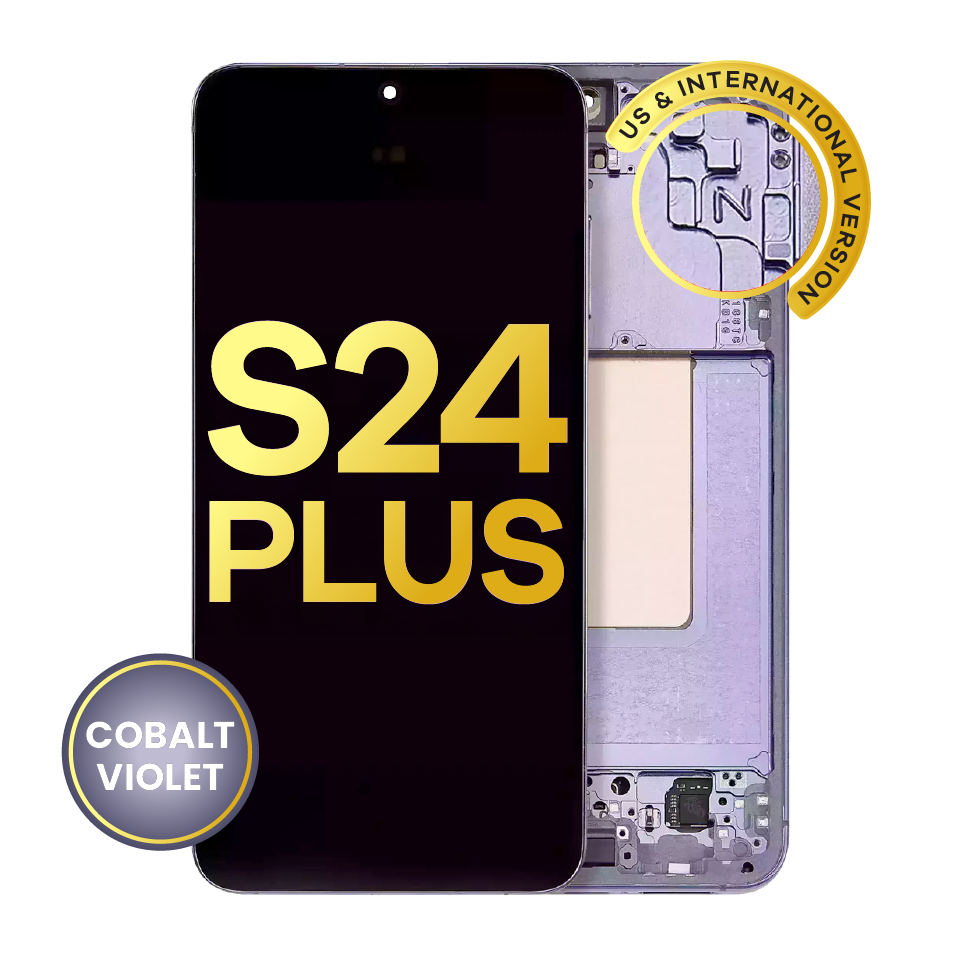 OLED Assembly With Frame For Samsung Galaxy S24 Plus 5G (US & International Version) (Service Pack) (Cobalt Violet)