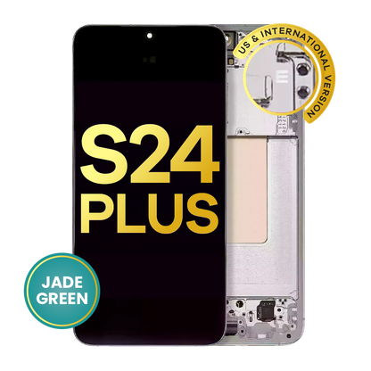 OLED Assembly With Frame For Samsung Galaxy S24 Plus 5G (US & International Version) (Service Pack) (Jade Green)