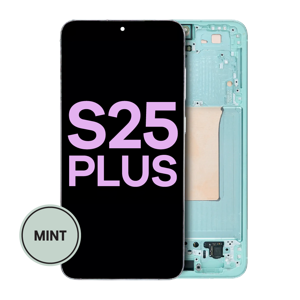 OLED Assembly With Frame For Samsung Galaxy S25 Plus 5G (US & International Version) (Service Pack) (Mint)