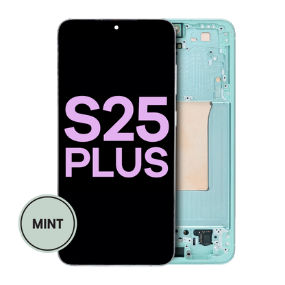 OLED Assembly With Frame For Samsung Galaxy S25 Plus 5G (US & International Version) (Service Pack) (Mint)