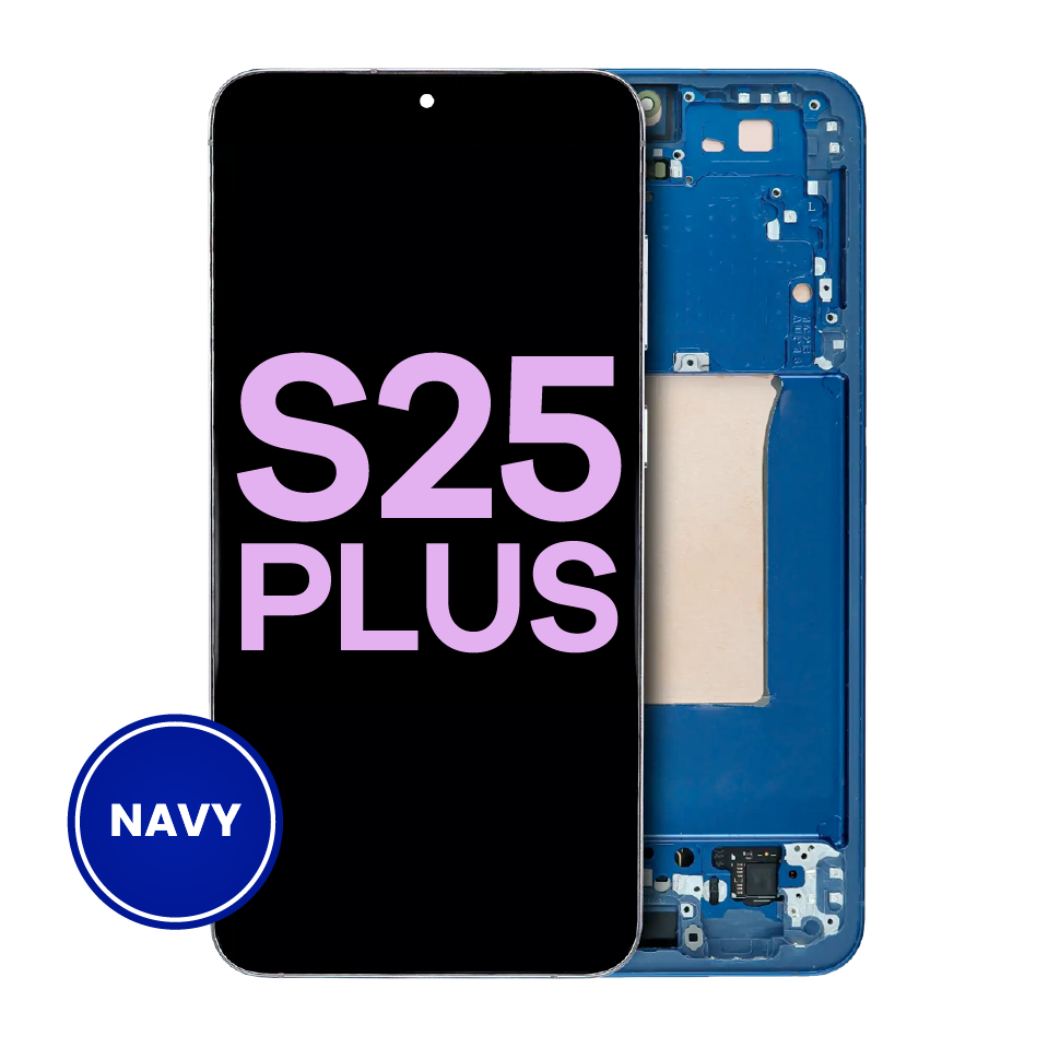 OLED Assembly With Frame For Samsung Galaxy S25 Plus 5G (US & International Version) (Service Pack) (Navy)