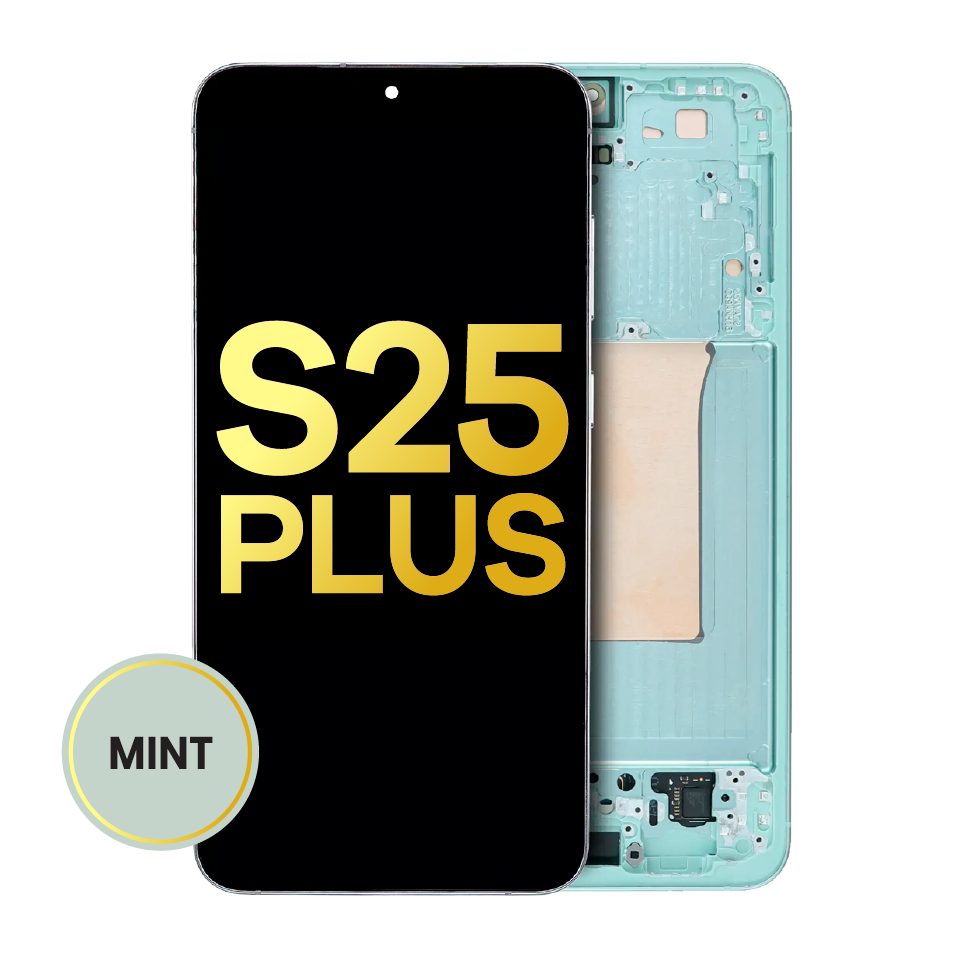 OLED Assembly With Frame For Samsung Galaxy S25 Plus 5G (US & International Version) (Refurbished) (Mint)