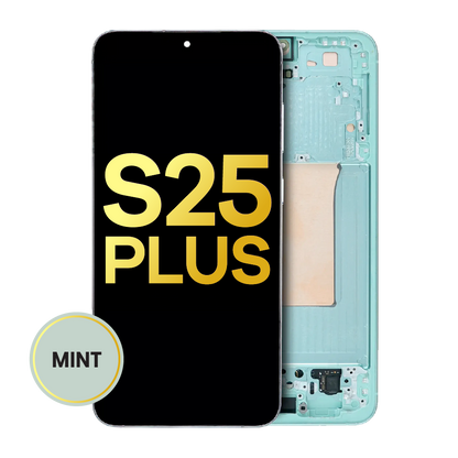 OLED Assembly With Frame For Samsung Galaxy S25 Plus 5G (US & International Version) (Refurbished) (Mint)
