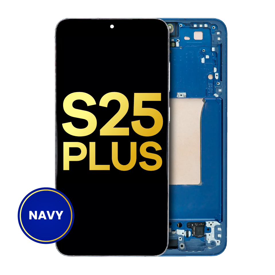OLED Assembly With Frame For Samsung Galaxy S25 Plus 5G (US & International Version) (Refurbished) (Navy)