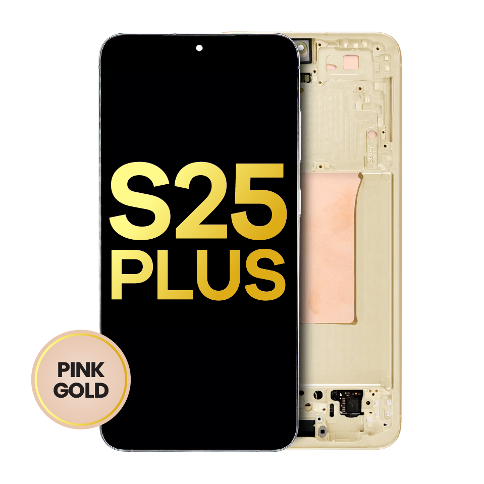OLED Assembly With Frame For Samsung Galaxy S25 Plus 5G (US & International Version) (Refurbished) (Pink Gold)
