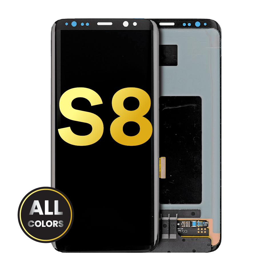 OLED Assembly Without Frame For Samsung Galaxy S8 (Refurbished) (All Colors)