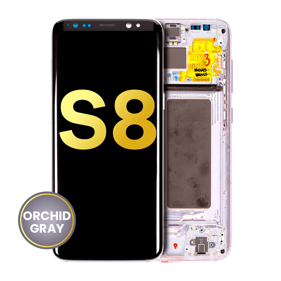 OLED Assembly With Frame For Samsung Galaxy S8 (Refurbished) (Orchid Gray)