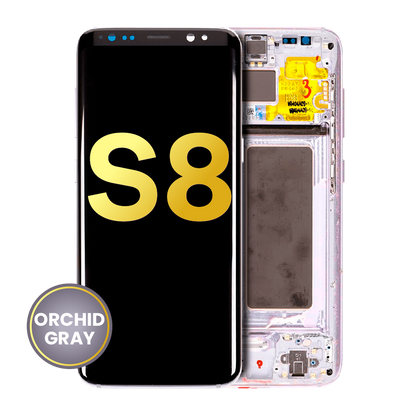 OLED Assembly With Frame For Samsung Galaxy S8 (Refurbished) (Orchid Gray)