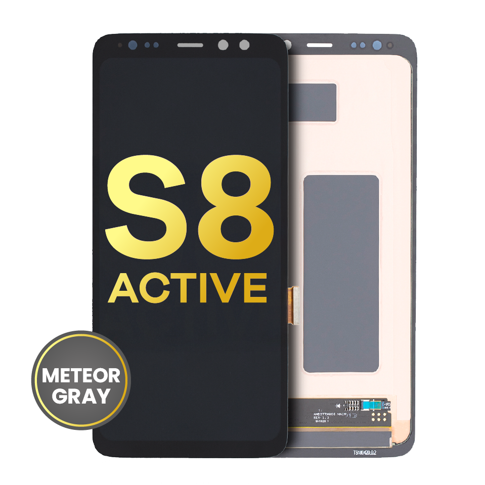 OLED Assembly Without Frame For Samsung Galaxy S8 Active (Refurbished) (Meteor Gray)