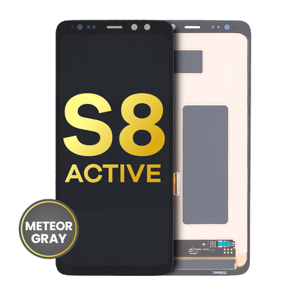 OLED Assembly Without Frame For Samsung Galaxy S8 Active (Refurbished) (Meteor Gray)