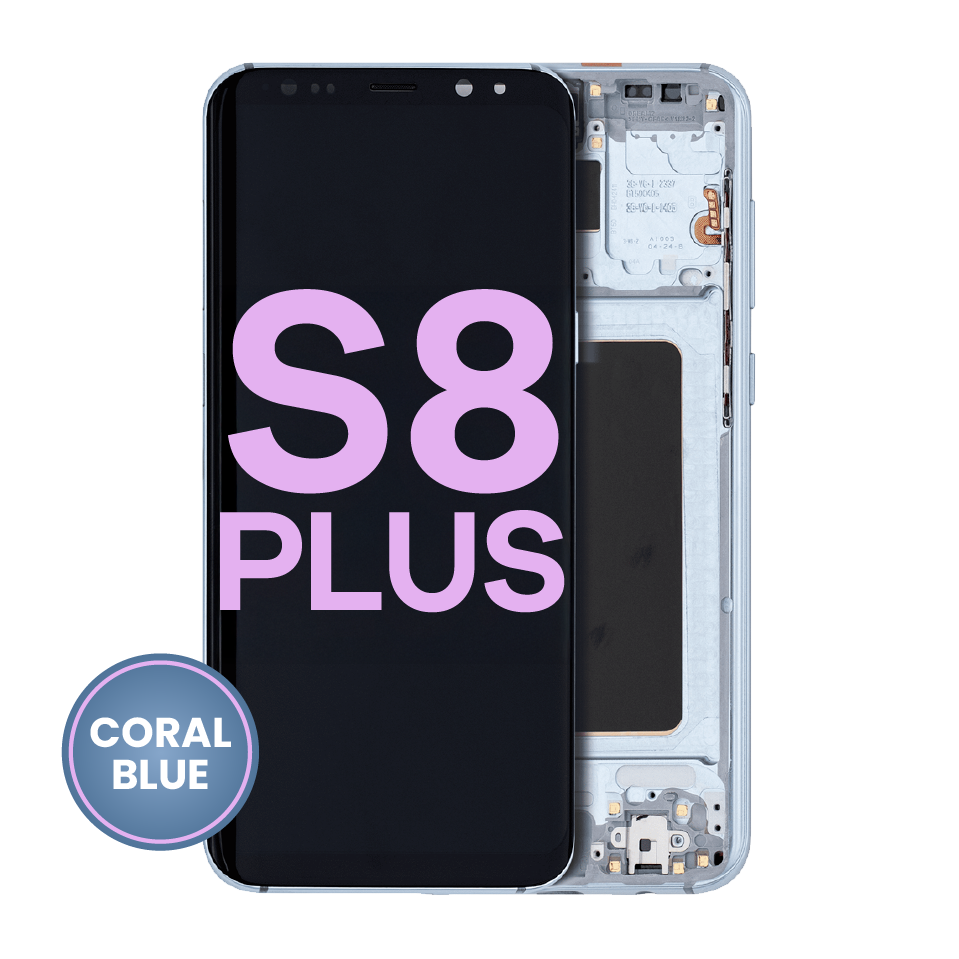 OLED Assembly With Frame For Samsung Galaxy S8 Plus (Service Pack) (Coral Blue)