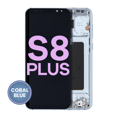 OLED Assembly With Frame For Samsung Galaxy S8 Plus (Service Pack) (Coral Blue)