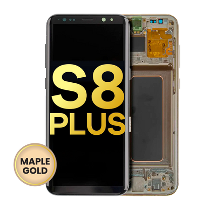 OLED Assembly With Frame For Samsung Galaxy S8 Plus (Refurbished) (Maple Gold)