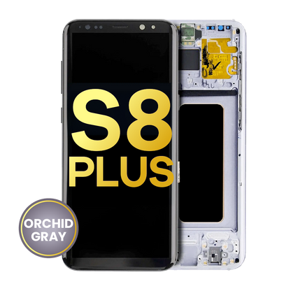 OLED Assembly With Frame For Samsung Galaxy S8 Plus (Refurbished) (Orchid Gray)